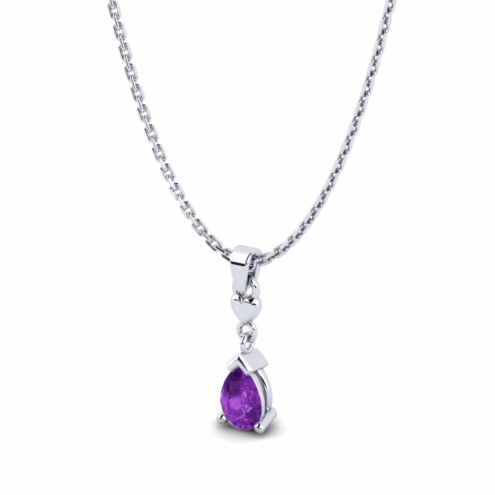 Nature Gemstone Pendant Nature Amethyst