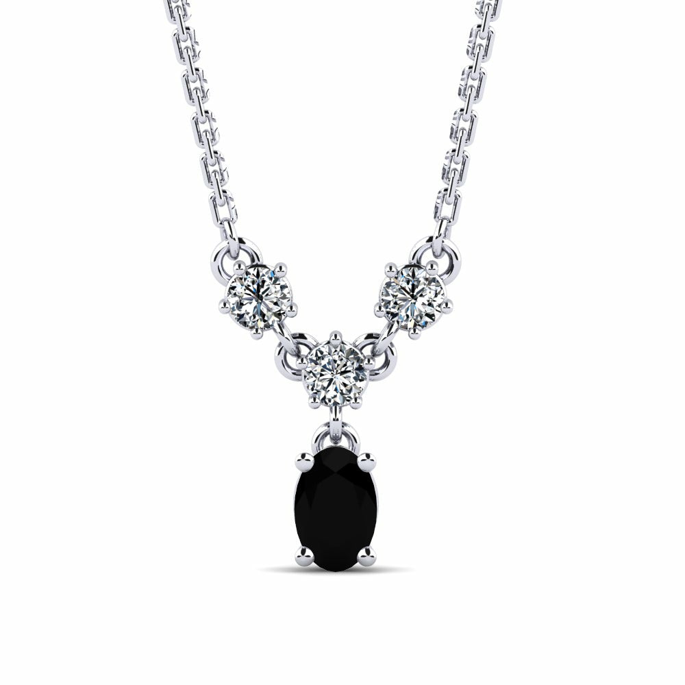 Nature Black Sapphire Necklace