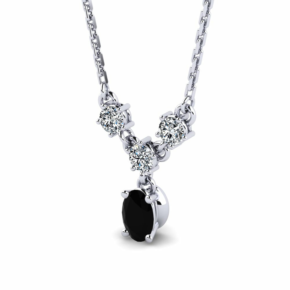 Nature Black Sapphire Necklace