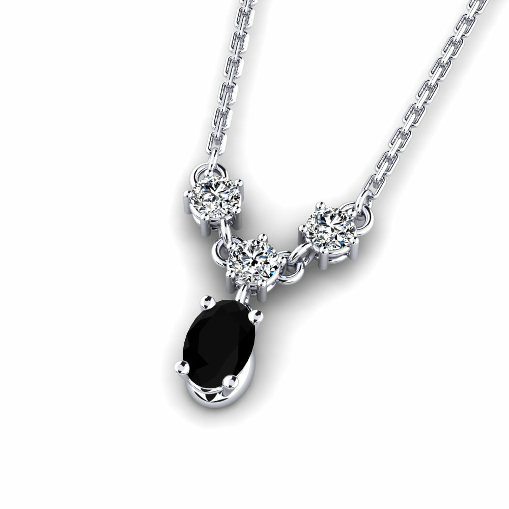 Nature Black Sapphire Necklace