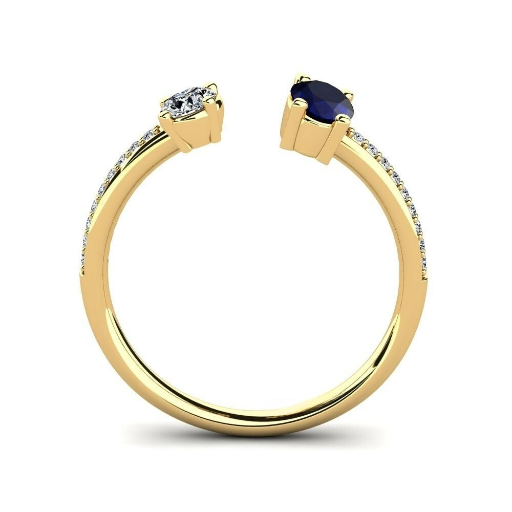 Toi Et Toi Nature Sapphire Ring