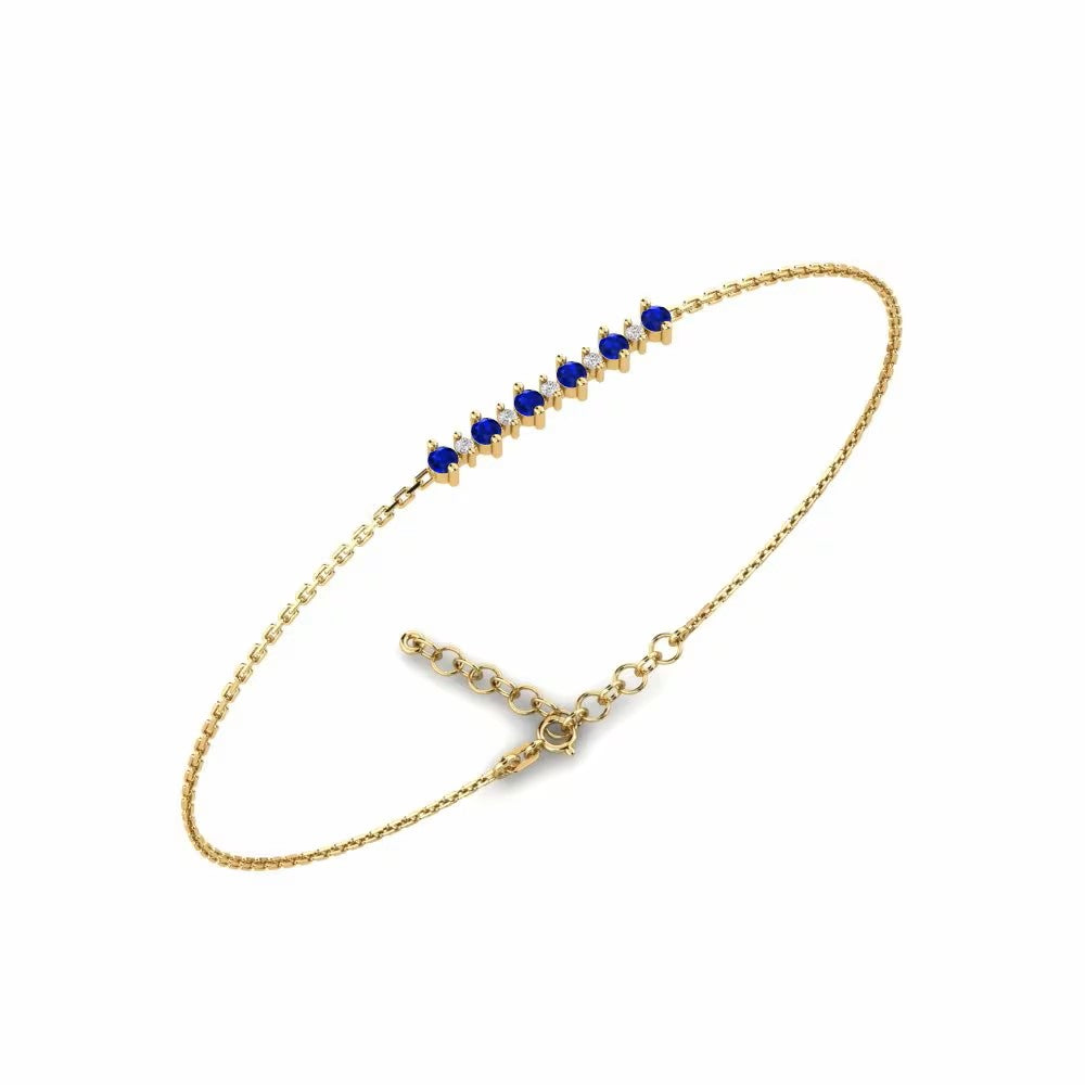 Nature Blue Sapphire Bracelet From Kalosgem