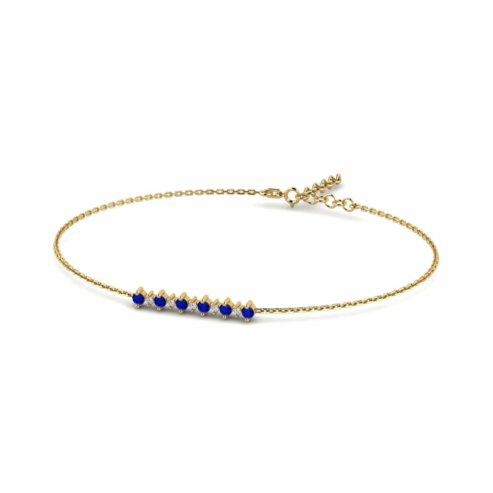 Nature Blue Sapphire Bracelet From Kalosgem