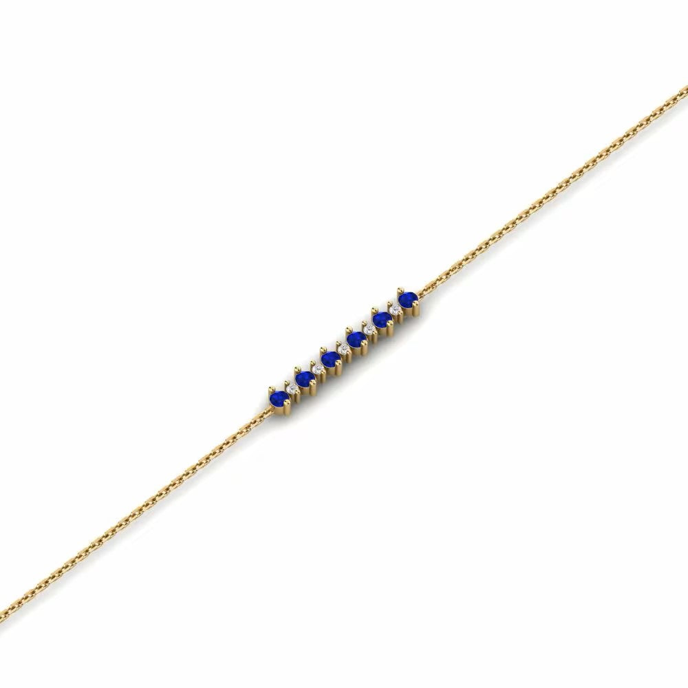 Nature Blue Sapphire Bracelet From Kalosgem