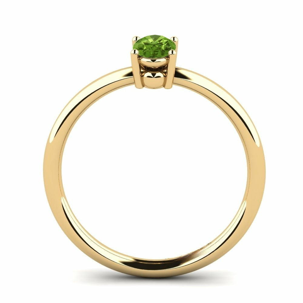 Nature Solitaire Nature Peridot Ring