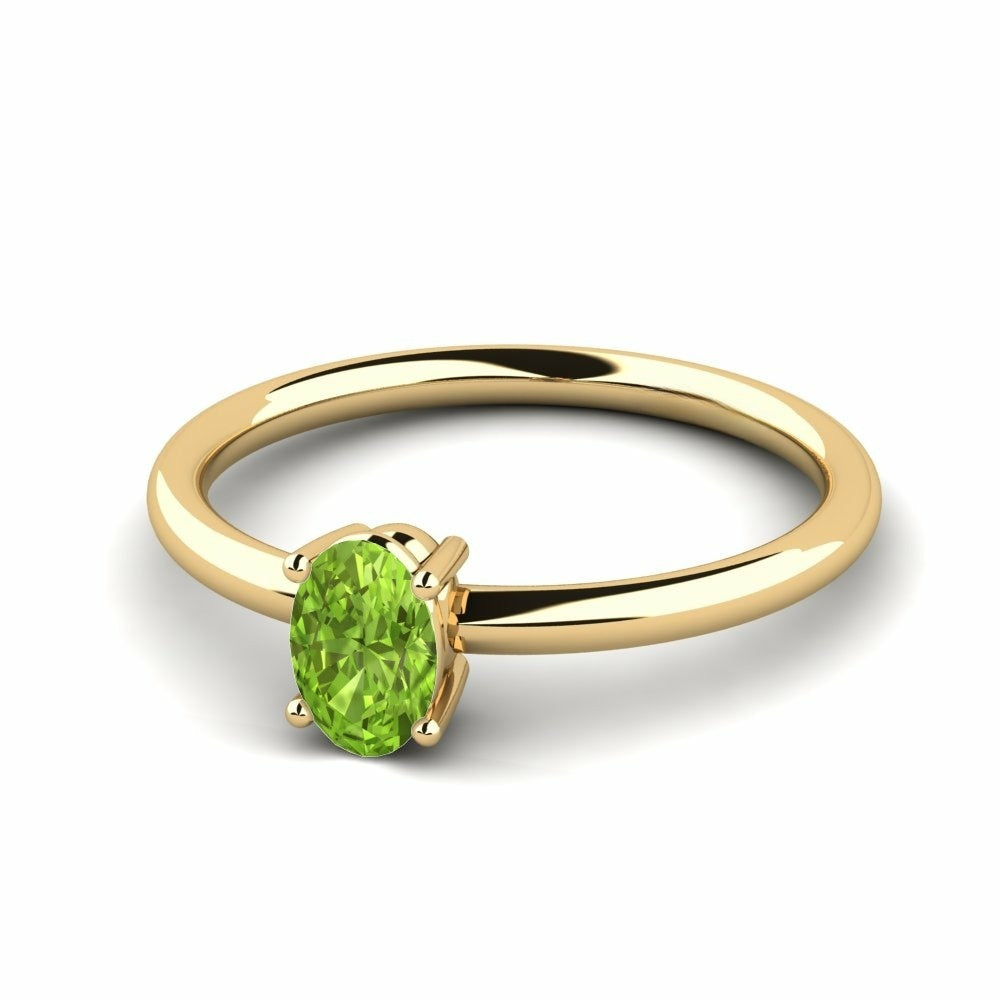 Nature Solitaire Nature Peridot Ring