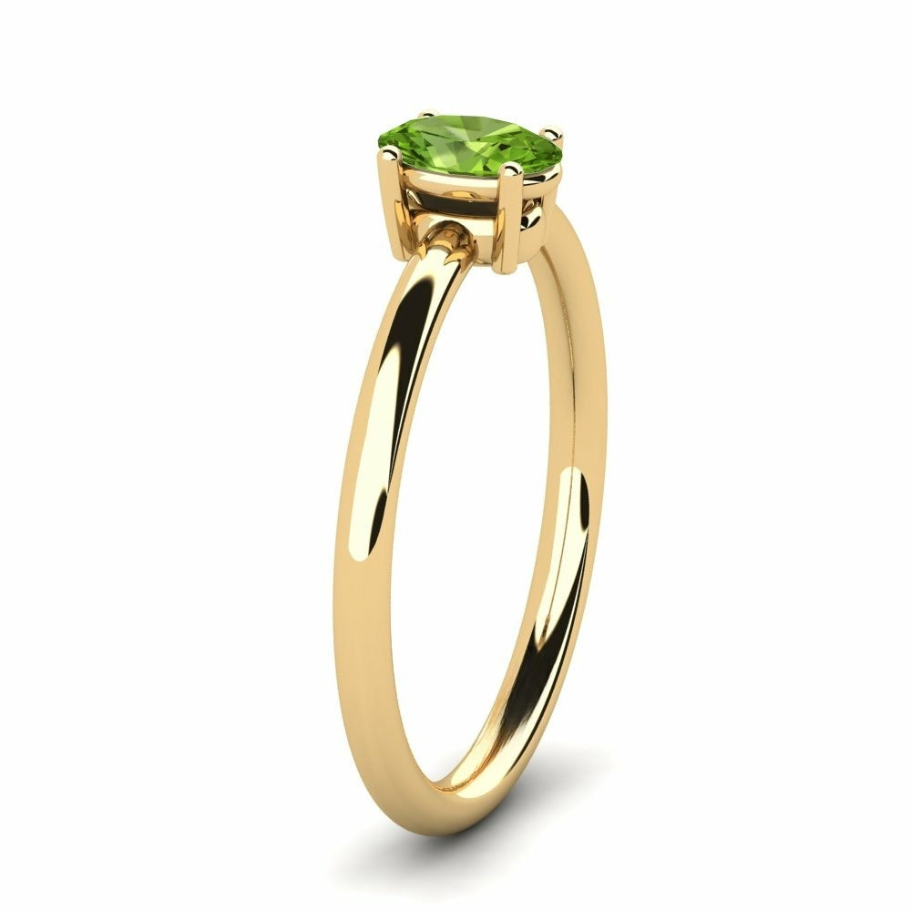 Nature Solitaire Nature Peridot Ring