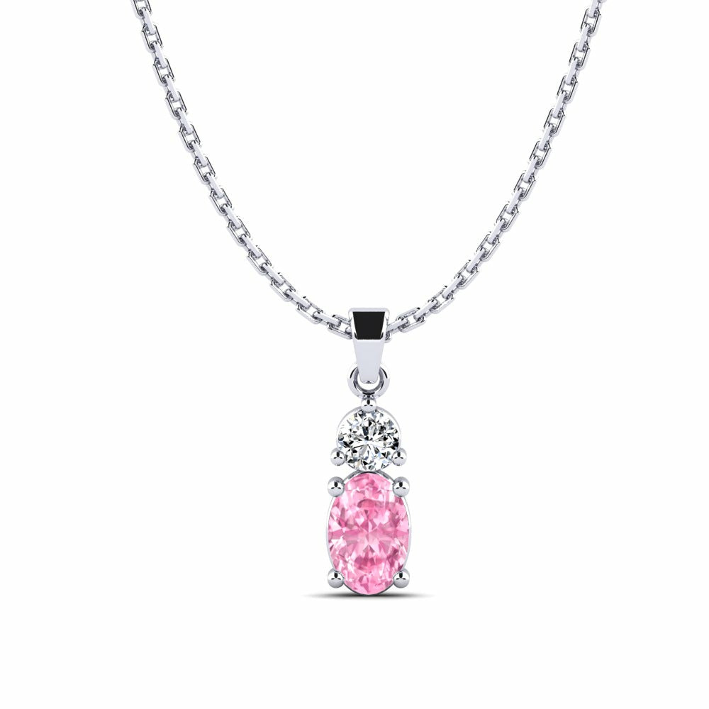 Nature Pink Sapphire Pendant