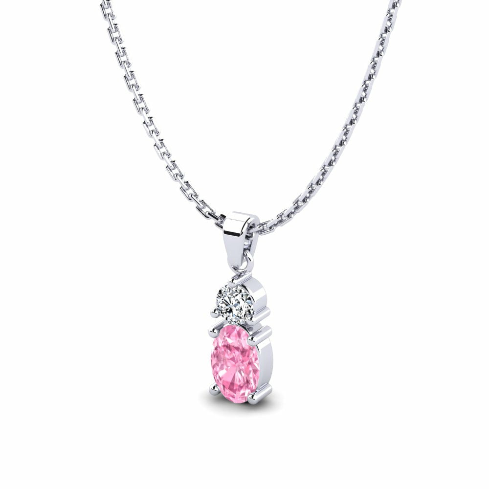 Nature Pink Sapphire Pendant