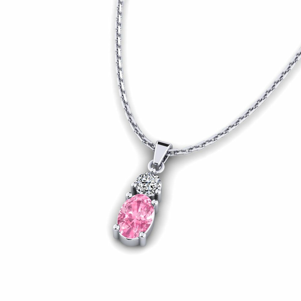 Nature Pink Sapphire Pendant