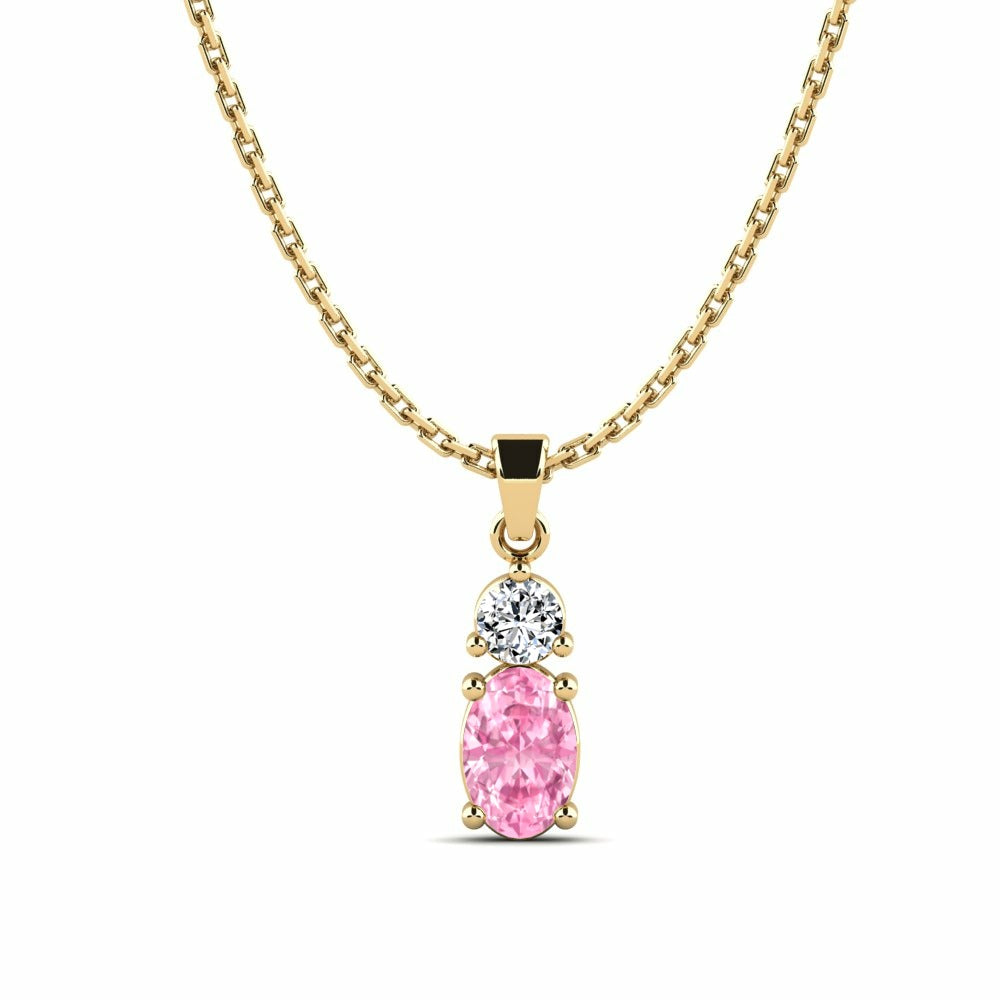 Nature Pink Sapphire Pendant