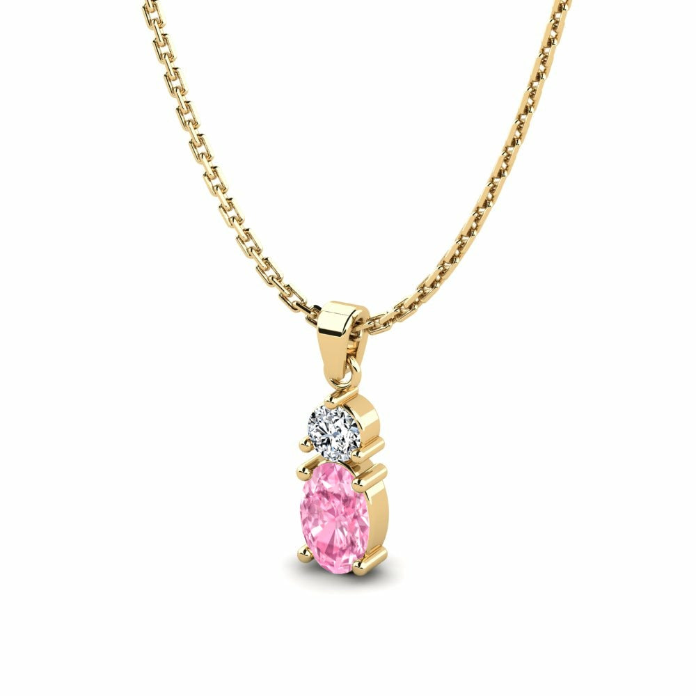 Nature Pink Sapphire Pendant