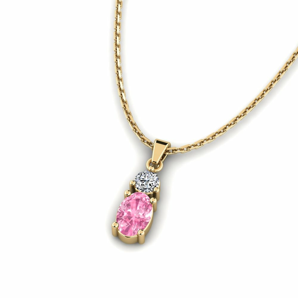 Nature Pink Sapphire Pendant