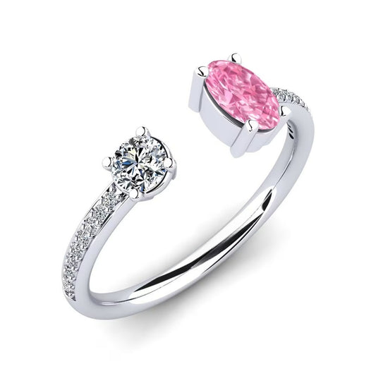 Toi Et Toi Nature Pink Sapphire Ring