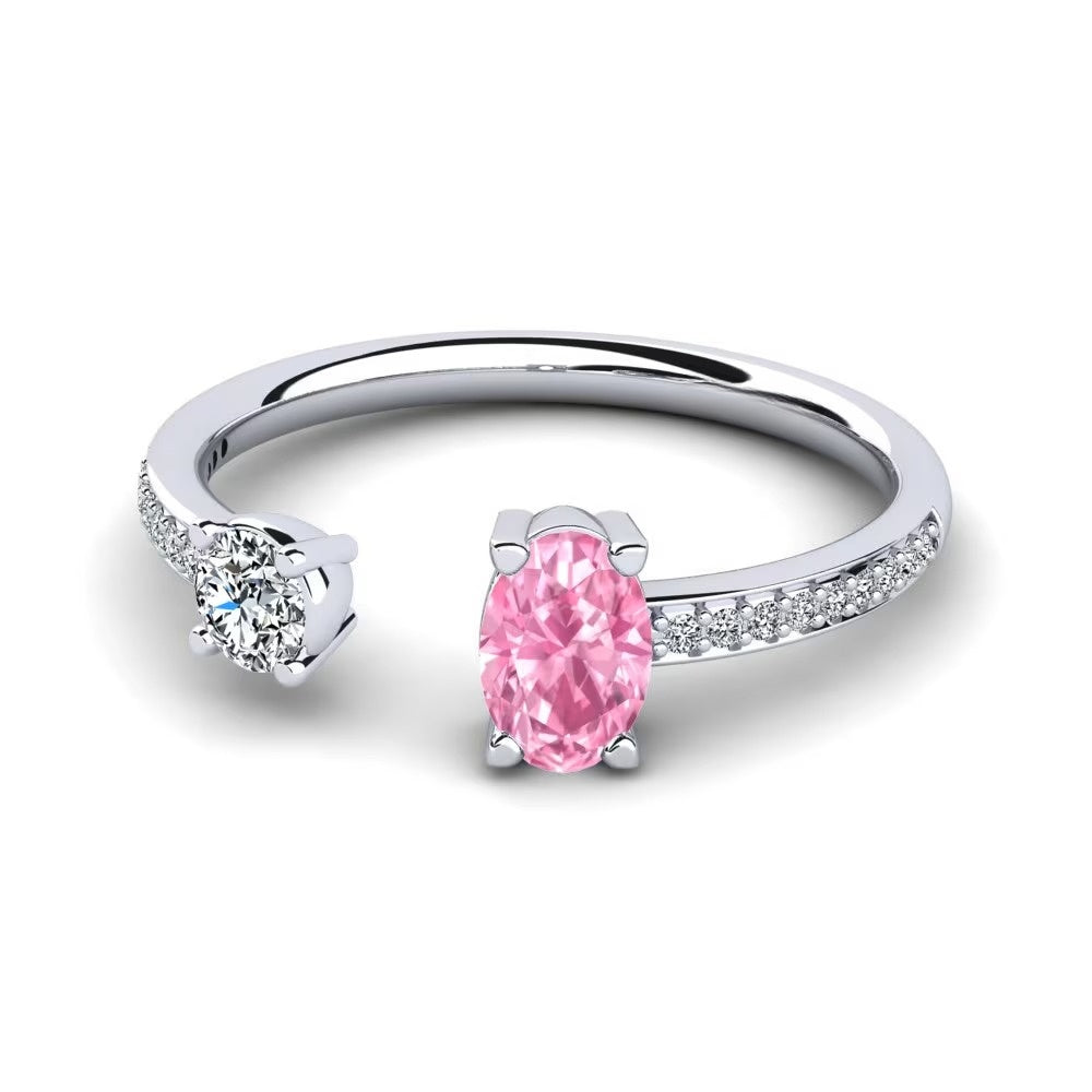 Toi Et Toi Nature Pink Sapphire Ring