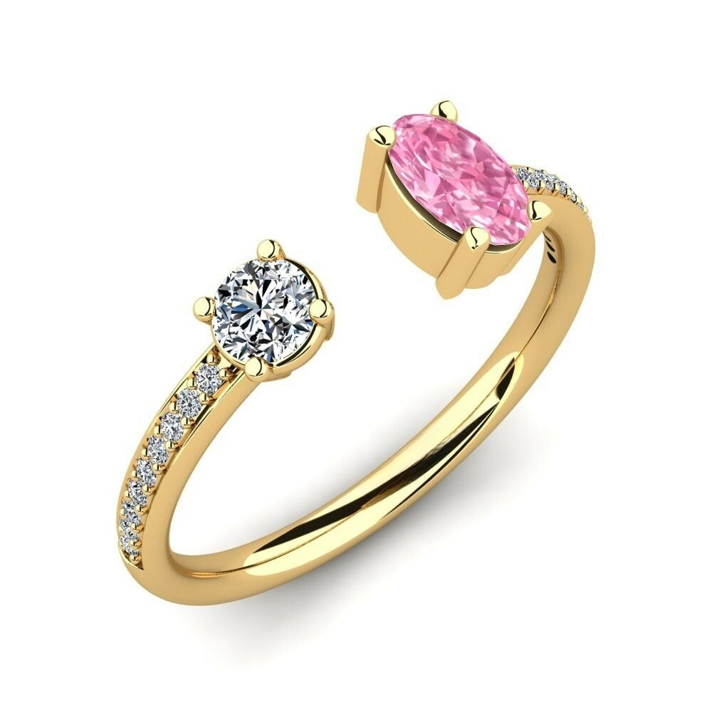 Toi Et Toi Nature Pink Sapphire Ring