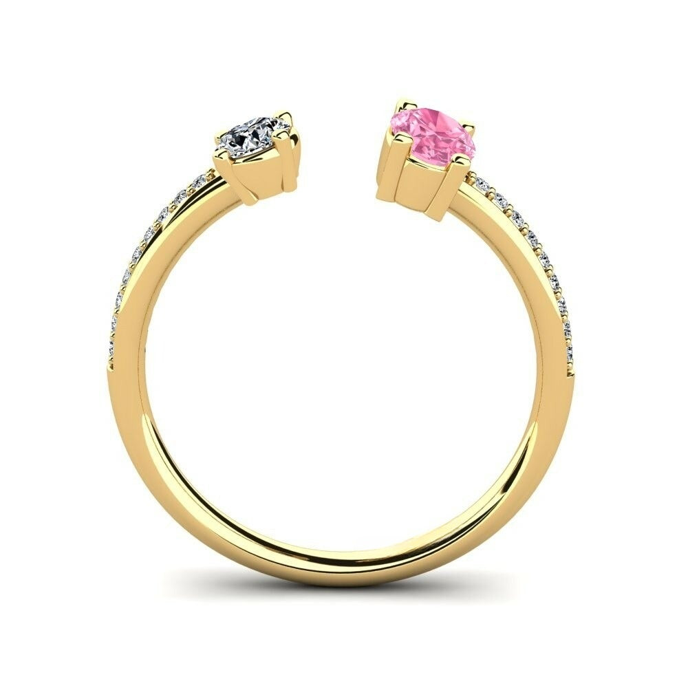 Toi Et Toi Nature Pink Sapphire Ring