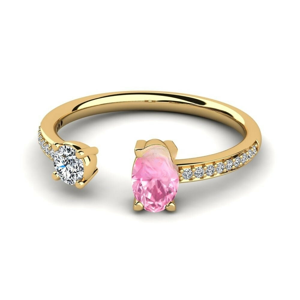 Toi Et Toi Nature Pink Sapphire Ring