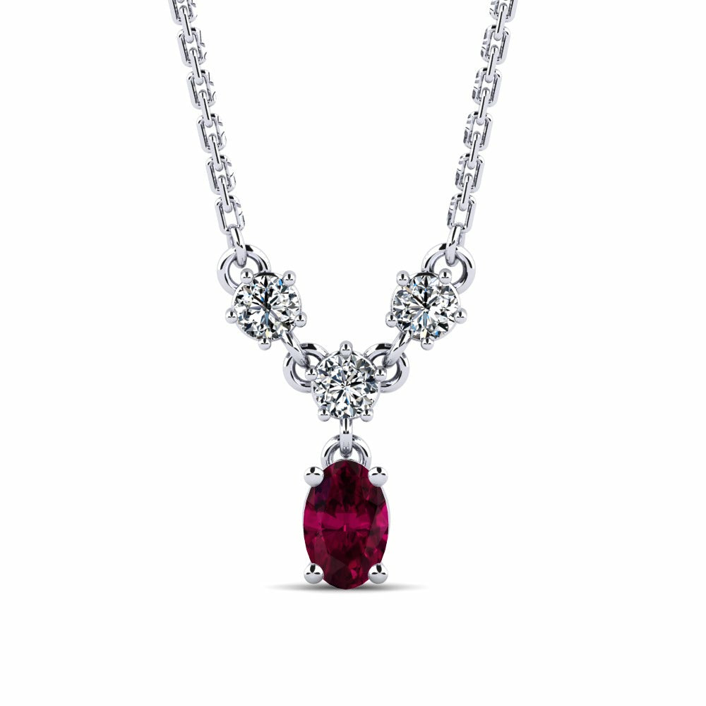 Nature Ruby Necklace