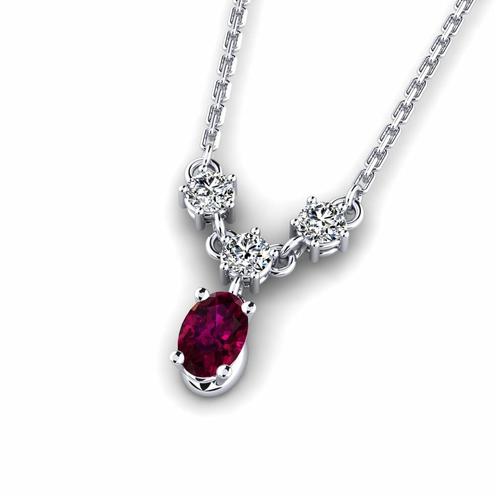 Nature Ruby Necklace