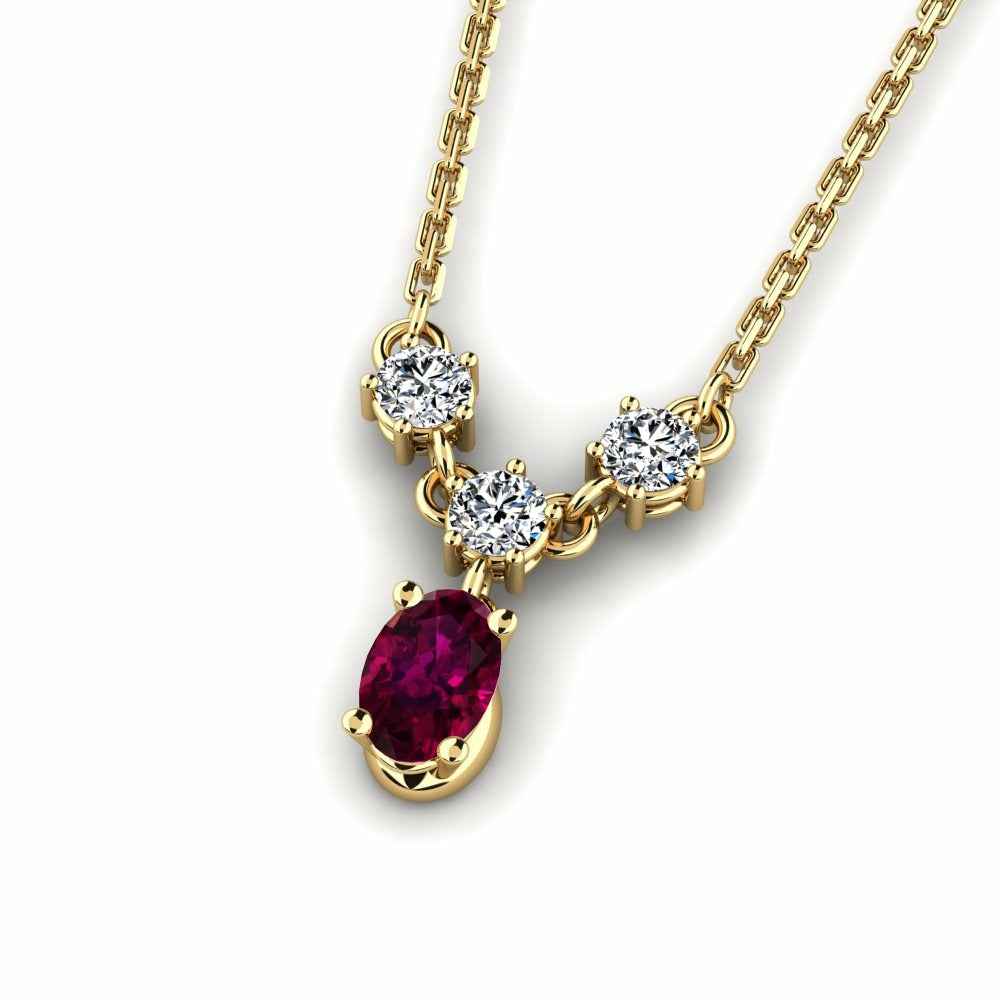 Nature Ruby Necklace