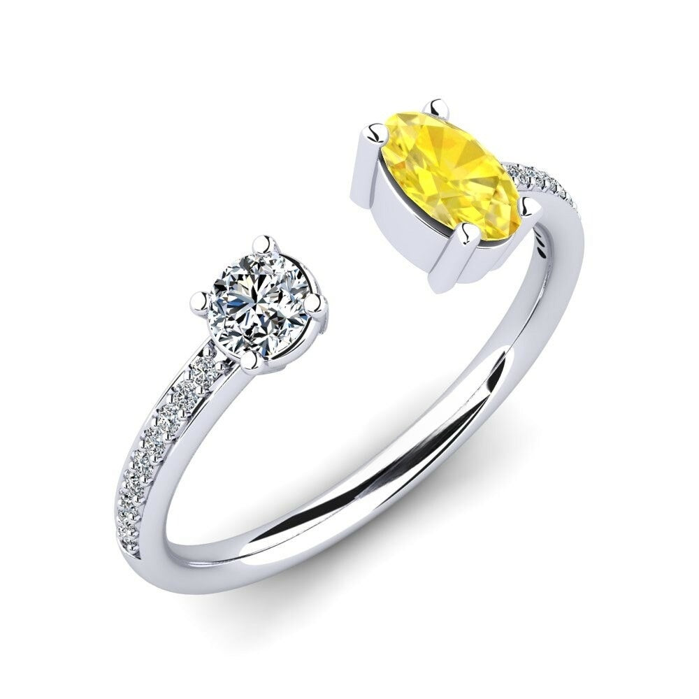 Toi Et Toi Nature yellow Sapphire Ring