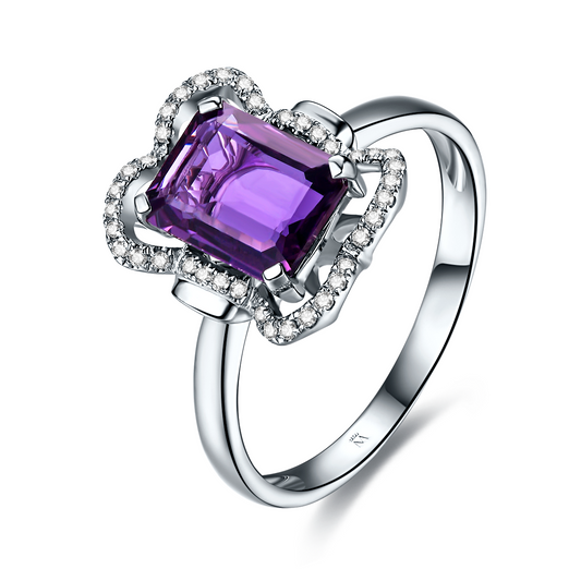 Purple Sapphire Ring