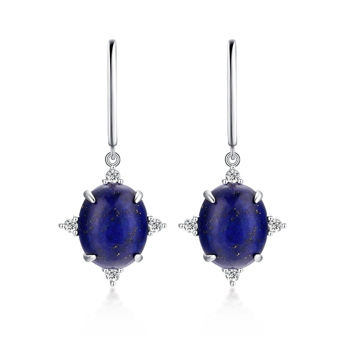 Nature Lapis lazuli Dangle Earrings