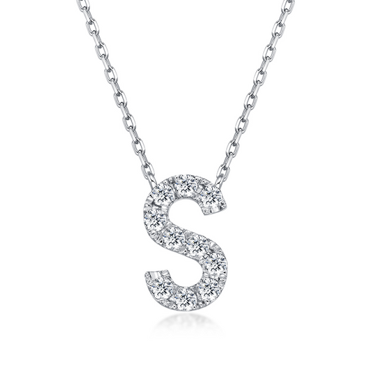 Initial Diamond Necklace - S