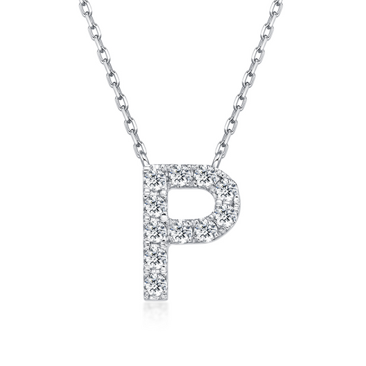 Initial Diamond Necklace - P