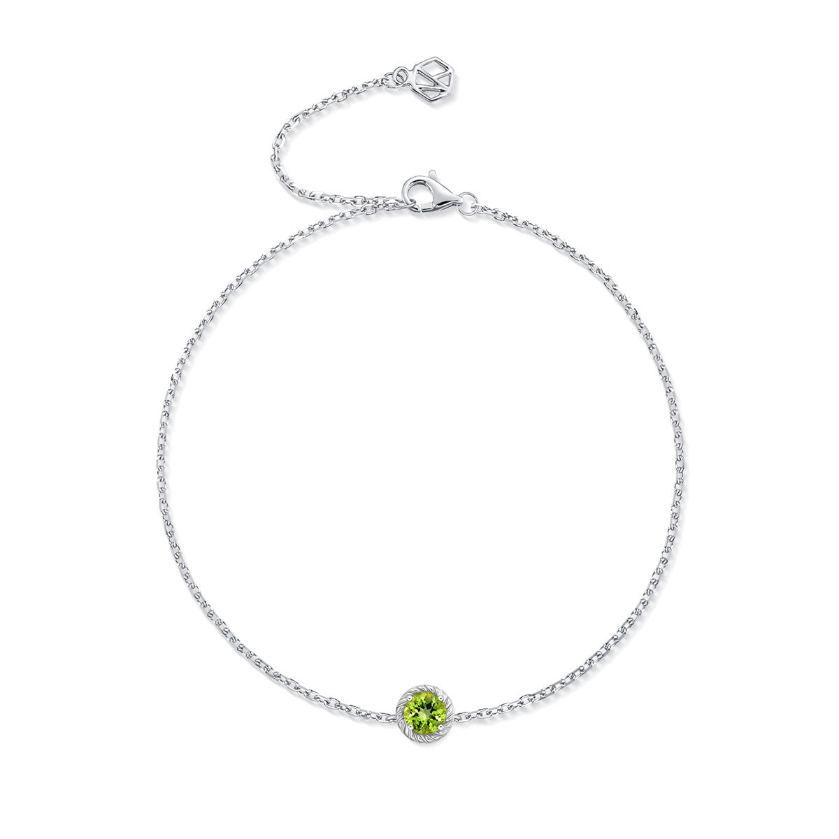 August Birthstone Peridot Bracelet