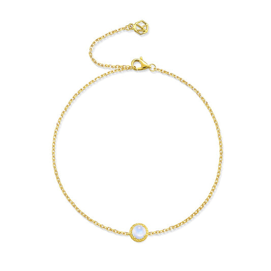 June Birthstone Moonstone Bracelet