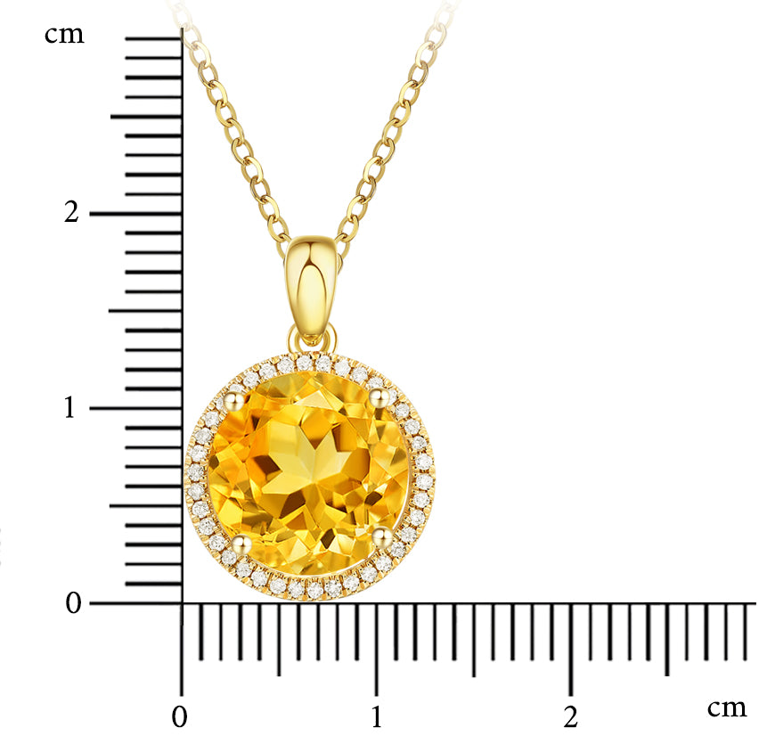 Large Nature Brilliant  Catrine Pendant With Diamond