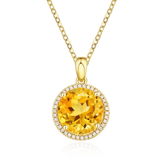 Large Nature Brilliant  Catrine Pendant With Diamond