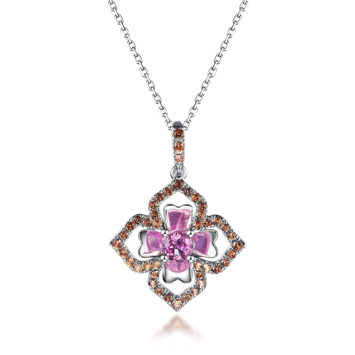 Nature Pink Sapphire Pendant