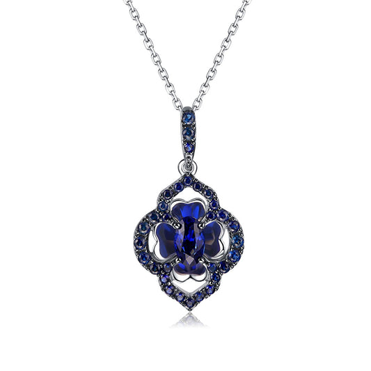 Nature Blue Sapphire Pendant