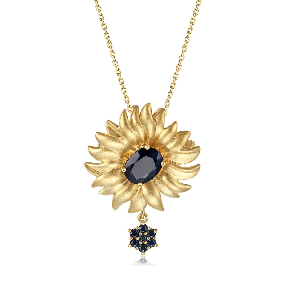 Nature Blue Sapphire Necklace