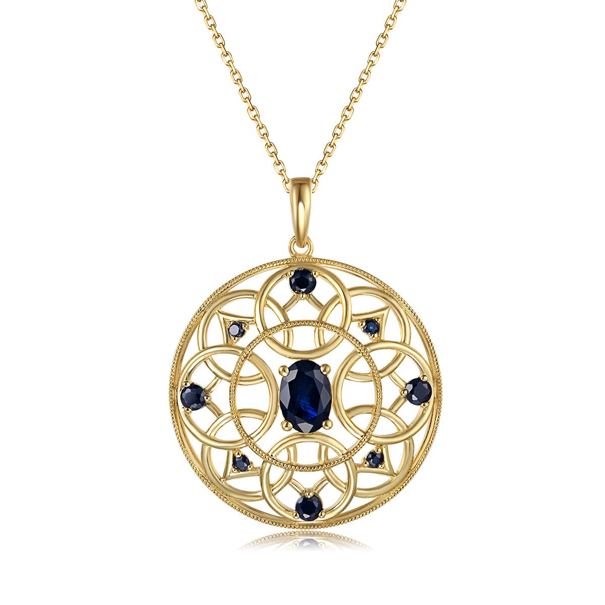 Blue Sapphire Pendant