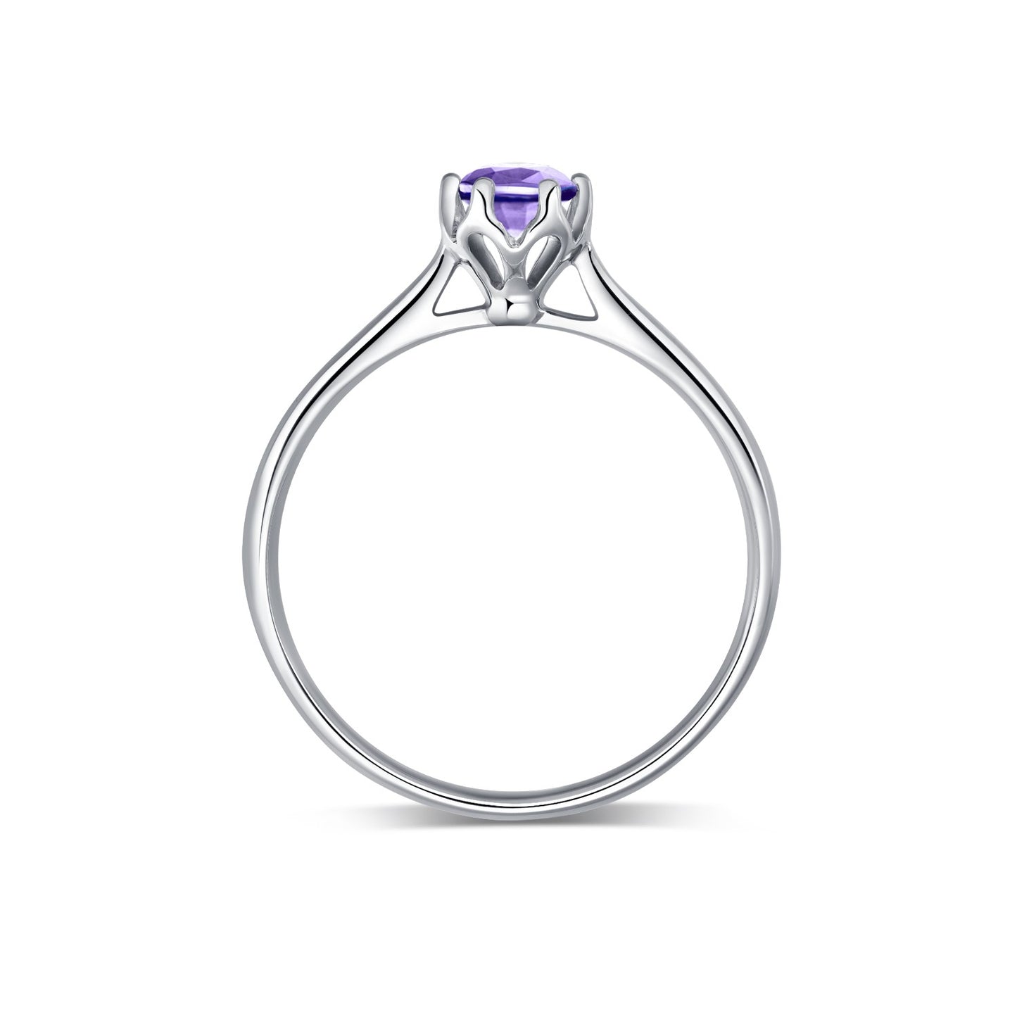 Nature Tanzanite Solitaire Ring