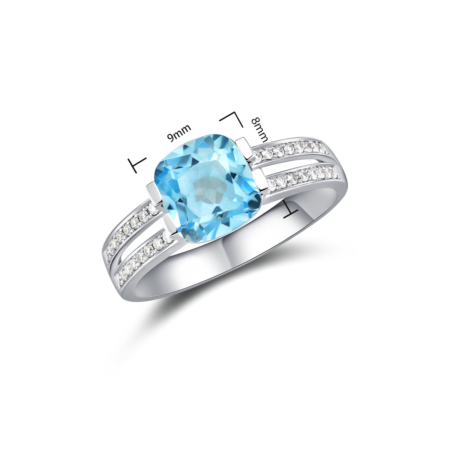 Blue Topaz Ring