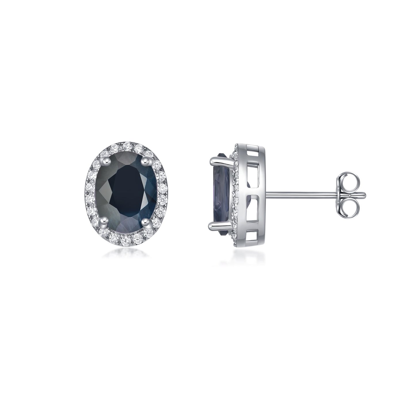 Nature Black Sapphire Earring