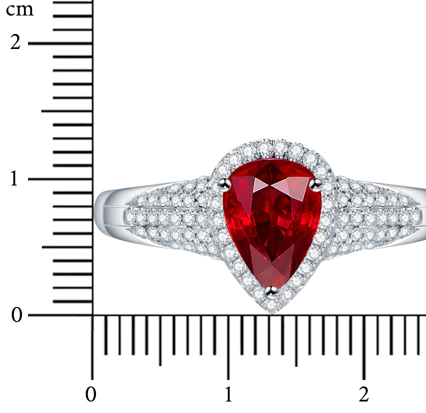 1.05ct Nature Piegan Blood Ruby Ring