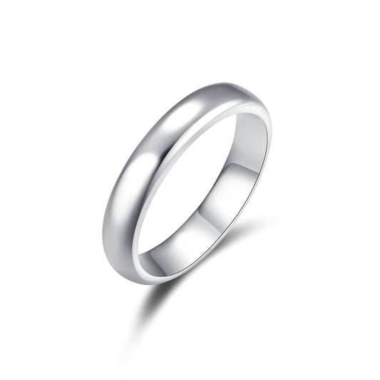 5mm Wide Platinum Band Ring