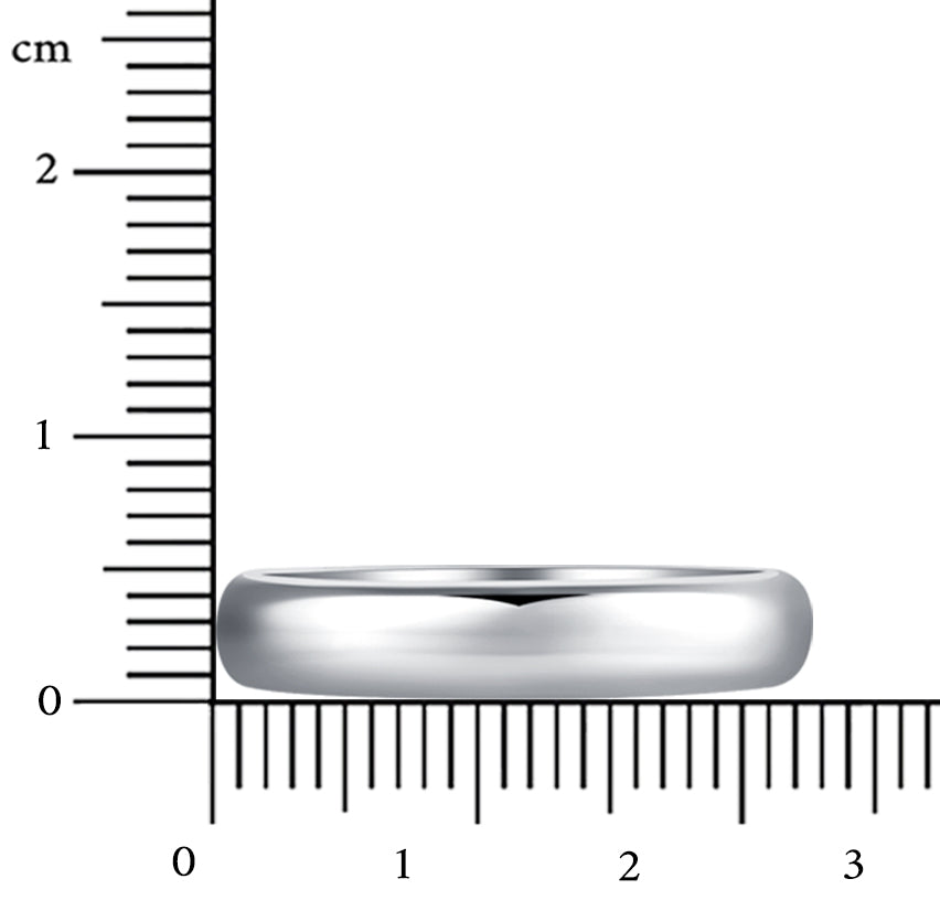 5mm Wide Platinum Band Ring