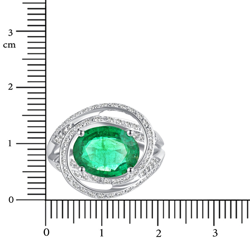 Nature Emerald Ring at Kalosgem