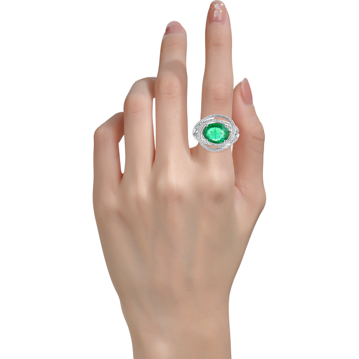 Nature Emerald Ring at Kalosgem