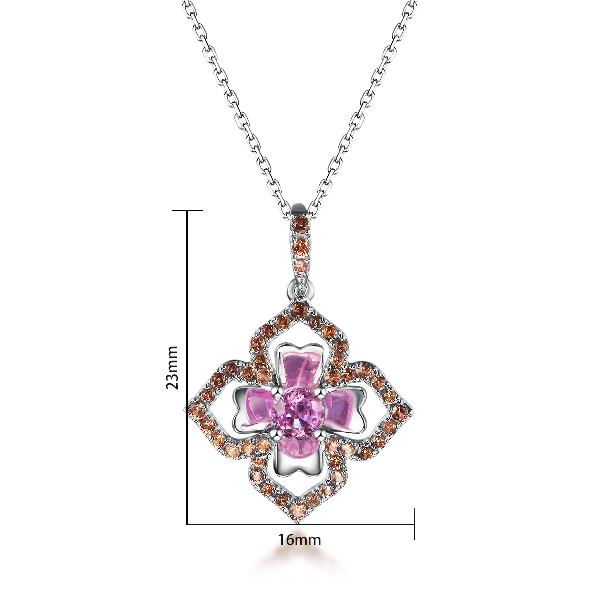 Nature Pink Sapphire Pendant