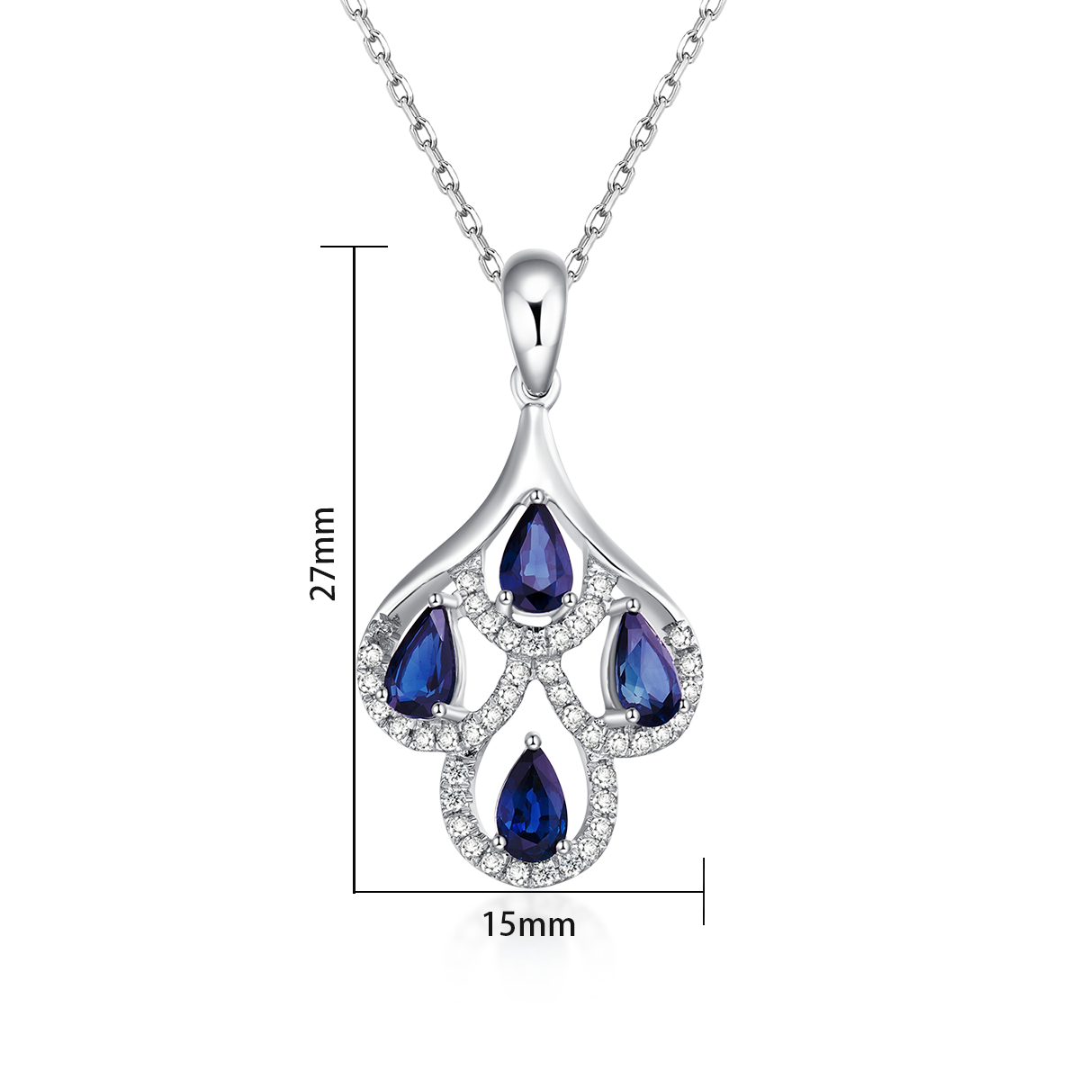 Blue Sapphire Pendant