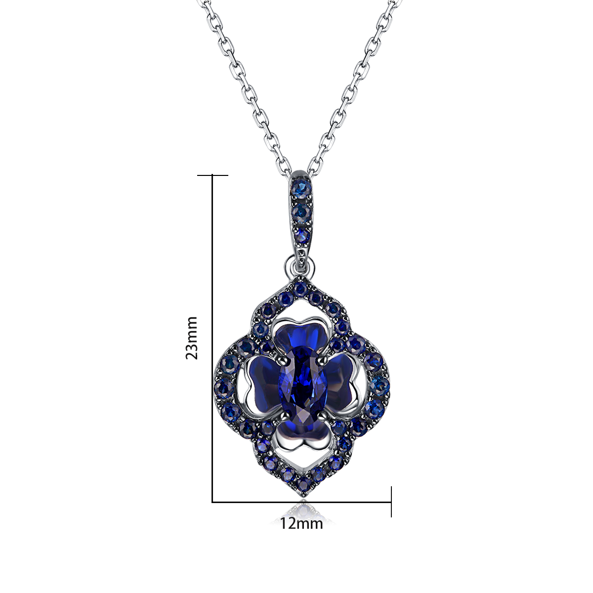 Nature Blue Sapphire Pendant