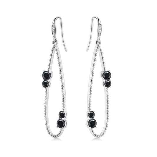 Nature Black Sapphire Earrings